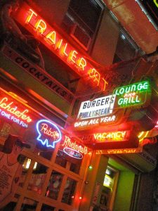Trailer Park Lounge Neon New York City Retro Roadmap Trailer Park Lounge Neon New York City Retro Roadmap