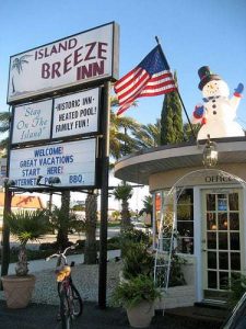 Island Breeze Motel Sign Island Breeze Motel Sign