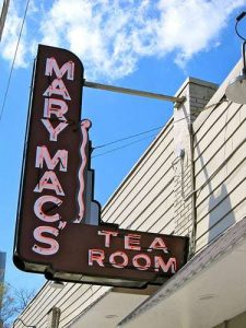 Mary Mac's Tea Room Neon Sign RetroRoadmap.com Mary Mac's Tea Room Neon Sign RetroRoadmap.com