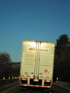 Back of Truck With States Map Back of Truck With States Map