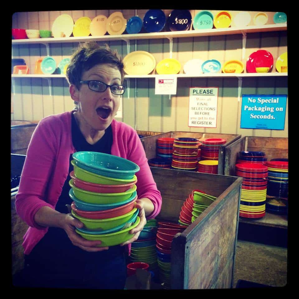 Mod Betty Fiestaware Outlet Store Newell WV Retro Roadmap