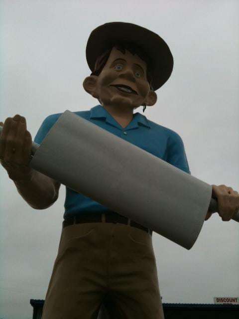 Beaumont TX Muffler Man