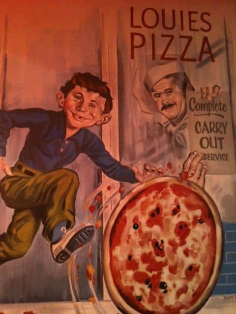 Louie's Pizza Rehoboth Beach DE Alfred E Newman