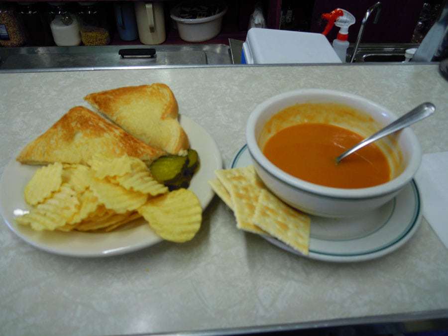 West End Drug Co Bar Harbor Maine Lunch Counter Soup Sandwich