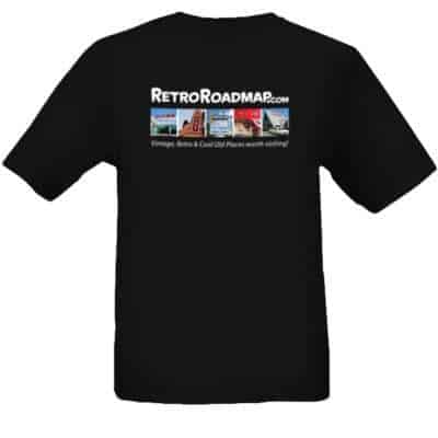 Retro Roadmap tee shirt black