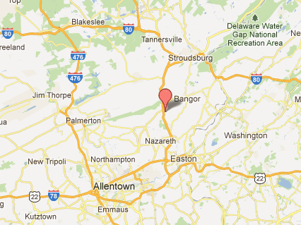 Wind Gap PA Map