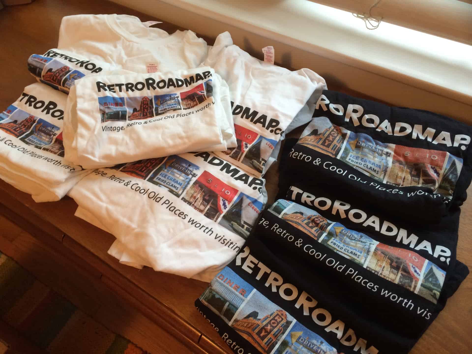 Retro Roadmap Tee Shirts