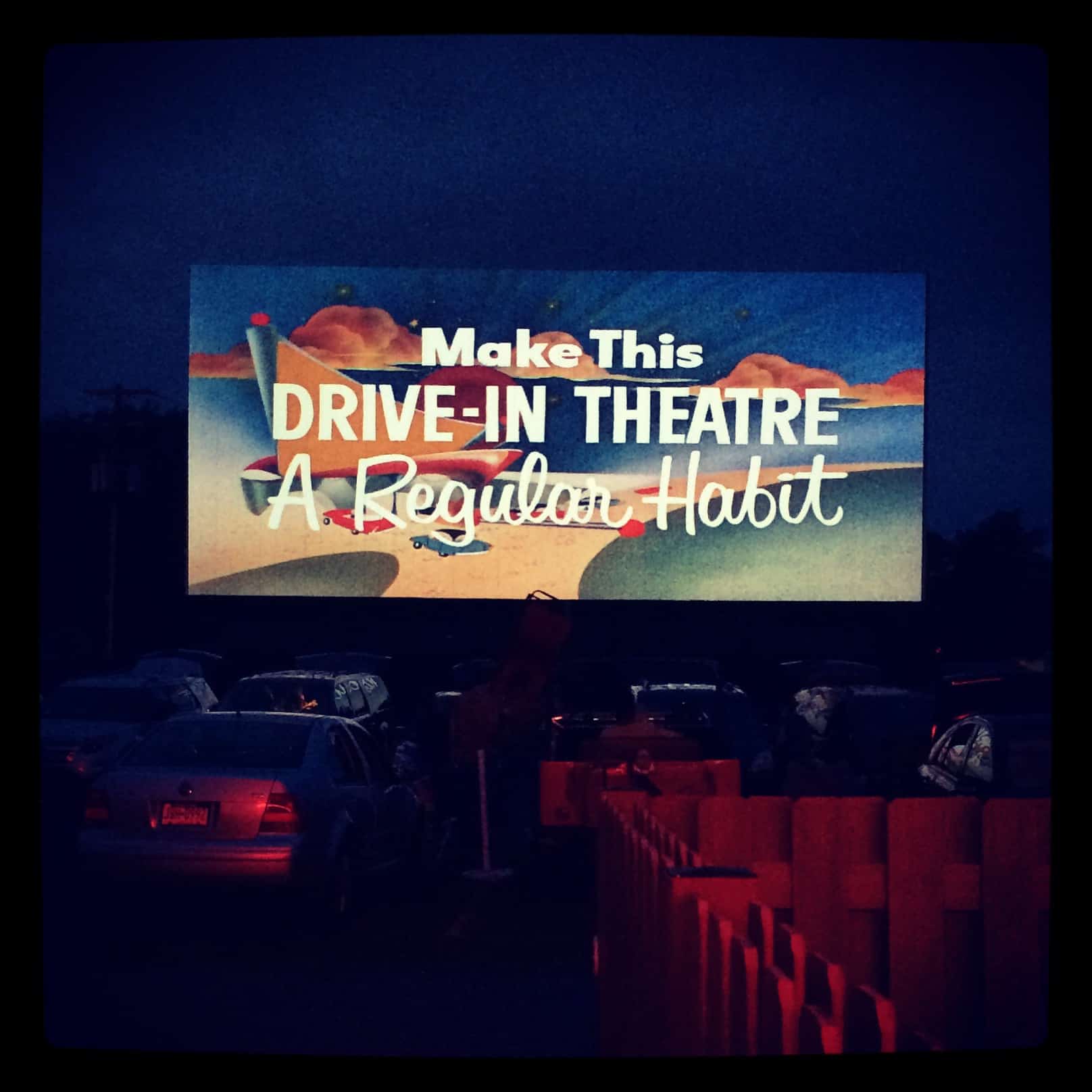 Drive-In Movie Theatres Retro Roadmap