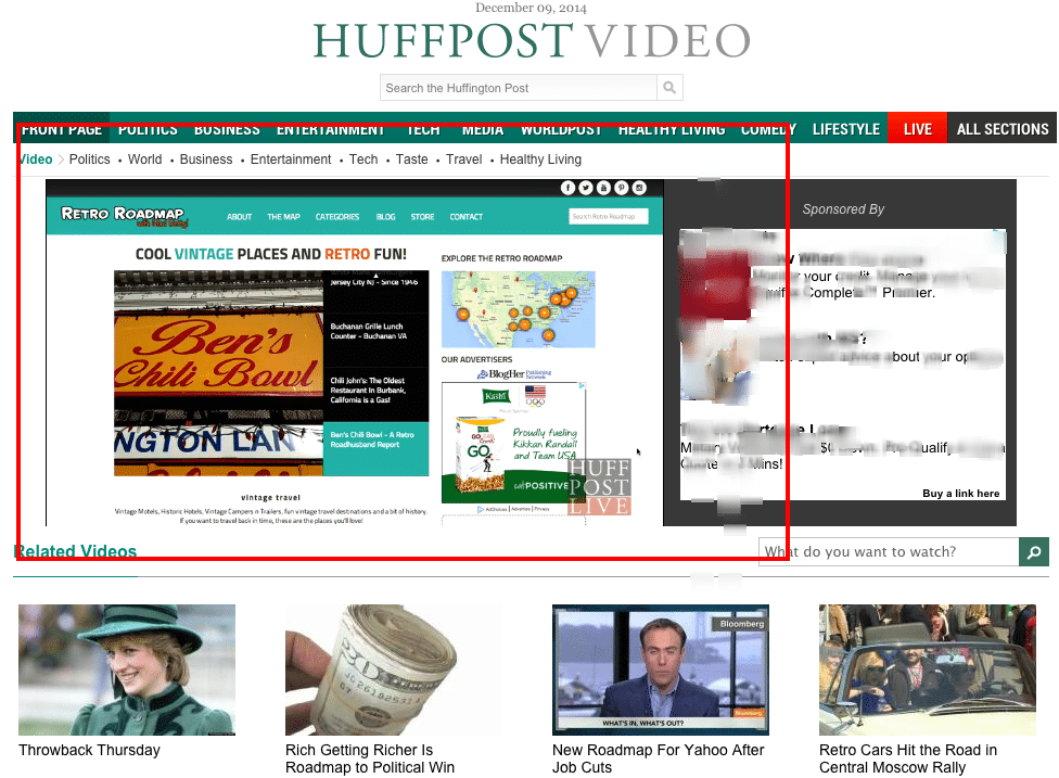 Retro Roadmap  VIDEO    Huffington Post