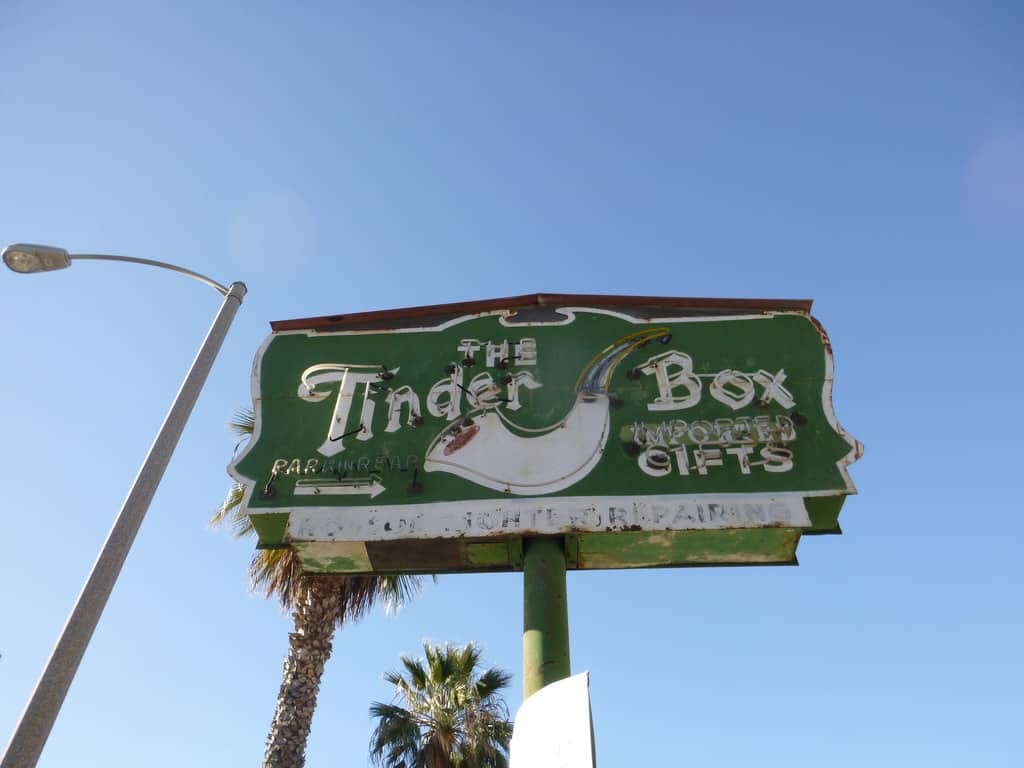 The Tinder Box Santa Monica CA Retro Roadmap