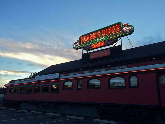 Franks Diner Dining Car Spokane WA Retro Roadmap