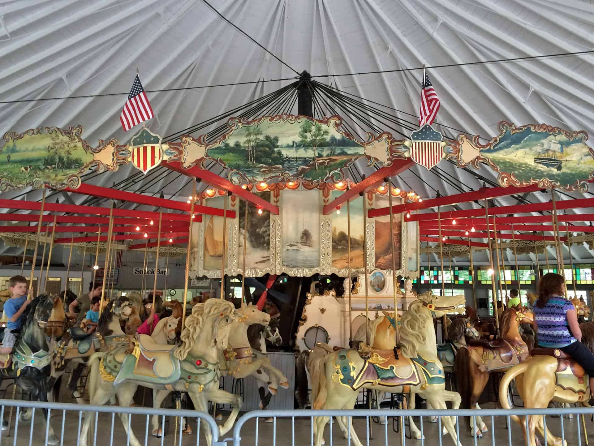 Looff Carousel Slater Park Pawtucket RI Retro Roadmap