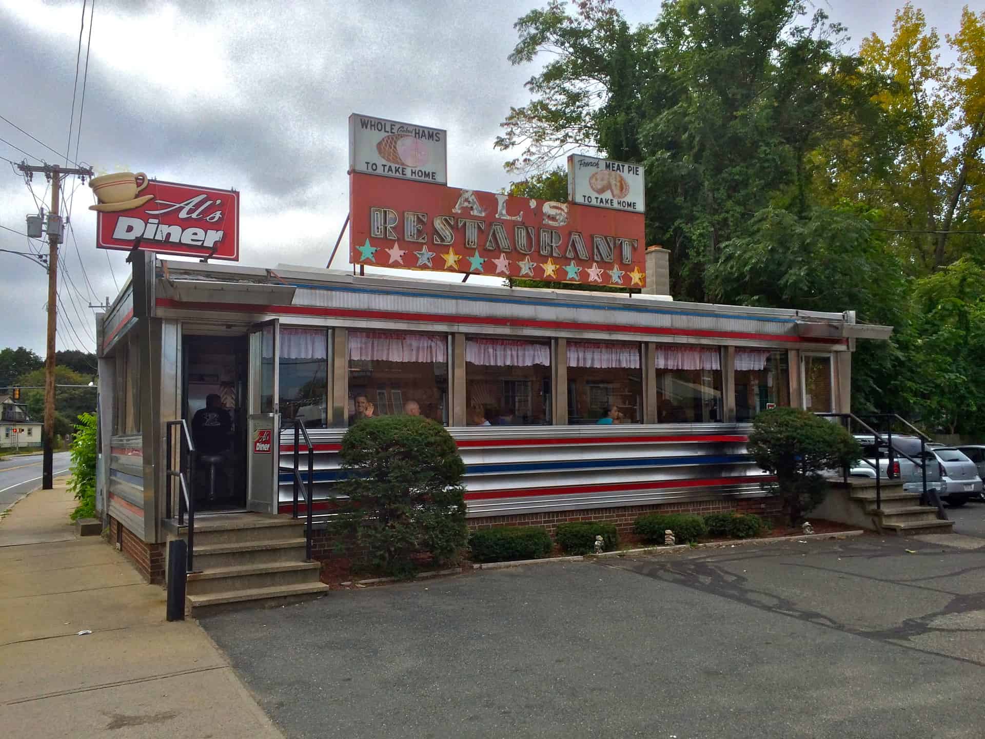 Al's Diner Chicopee MA Retro Roadmap Meat Pie Ham