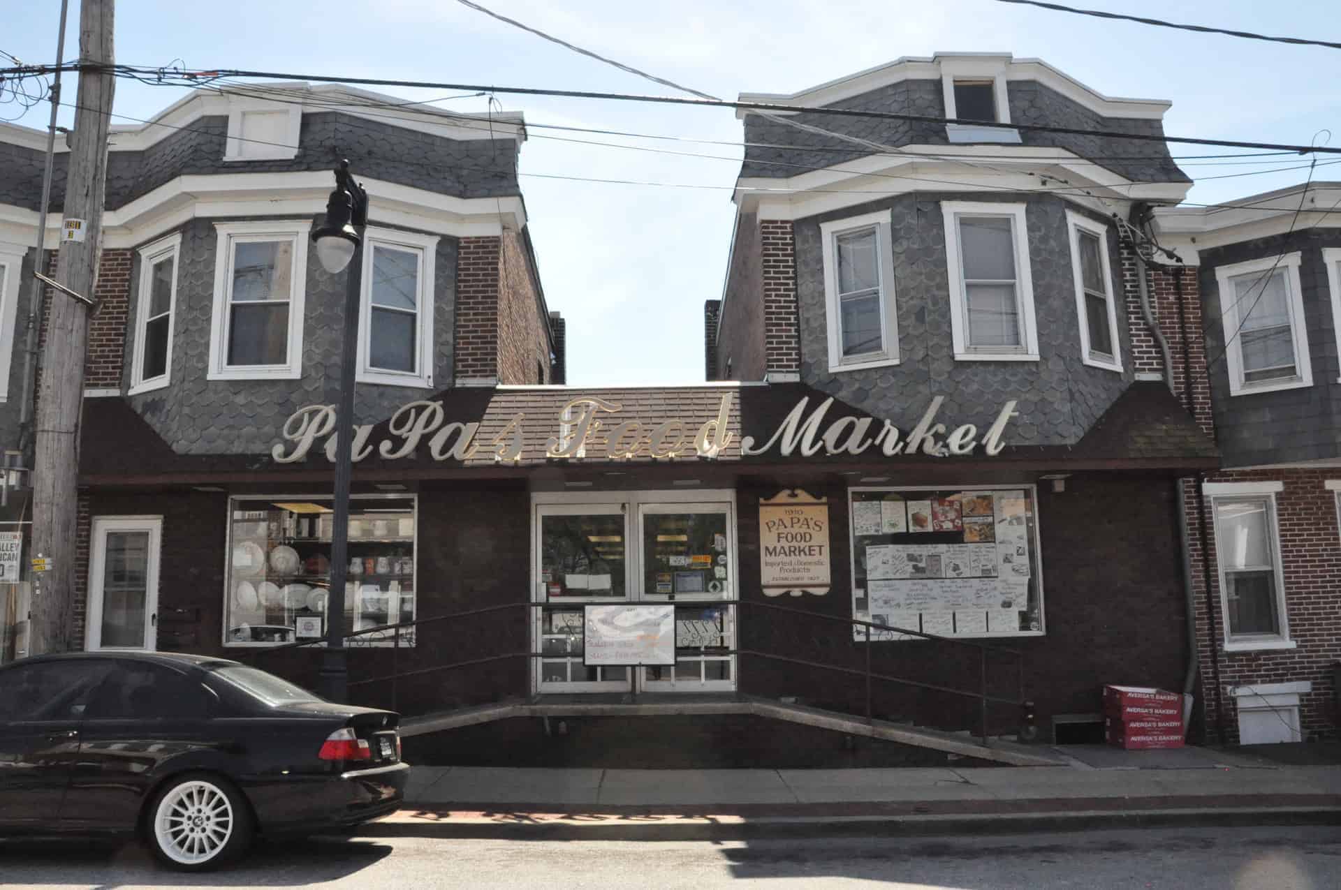 Papa's Food Market Wilmington Delaware Little Italy Retro Roadmap