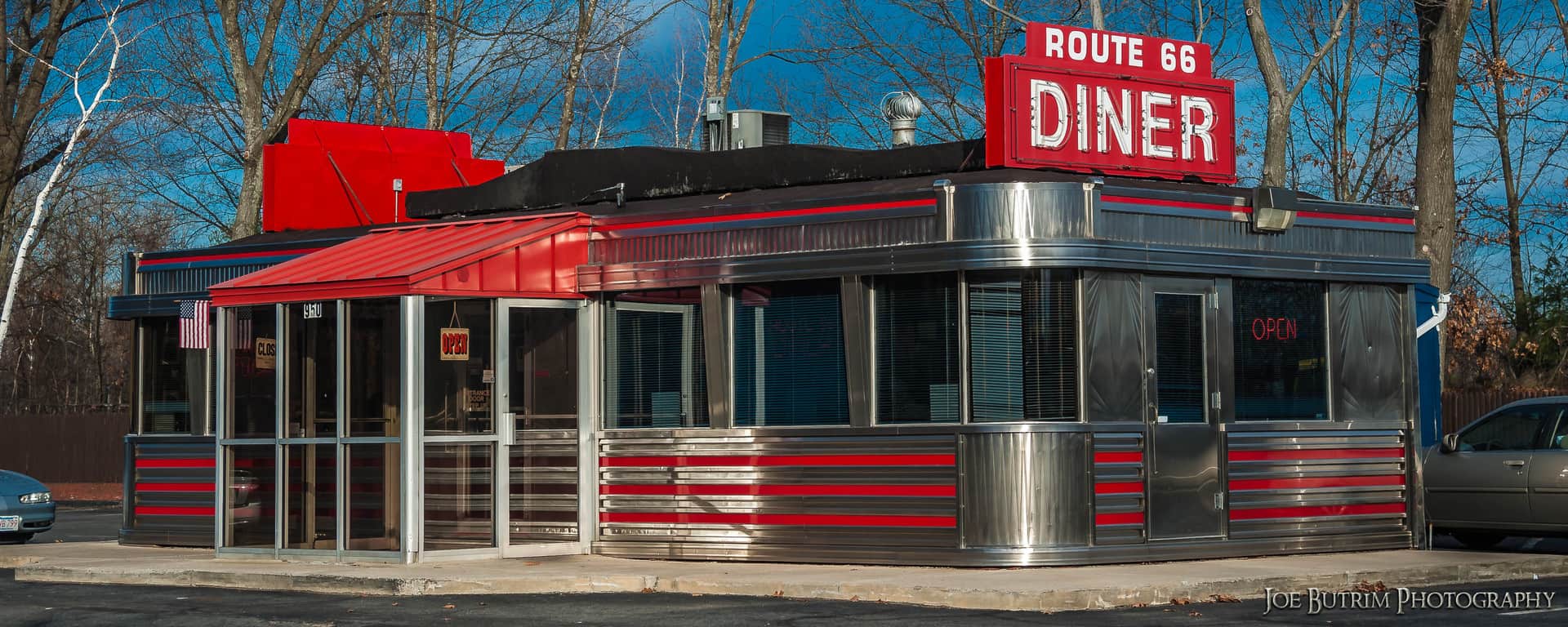 Route 66 Diner Springfield MA Photo by Joe Butrim Exterior