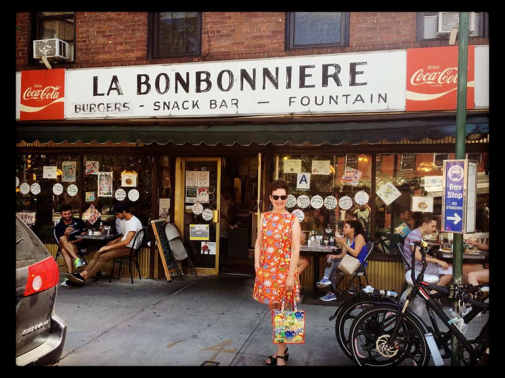 La Bonbonniere New York City NY West Village Mod Betty Retro Roadmap