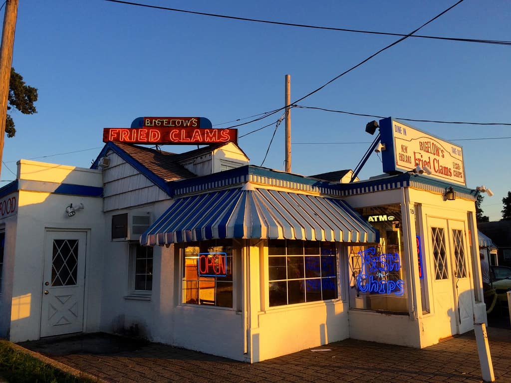 Bigelows Fried Clams Seafood Rockville Center NY Retro Roadmap