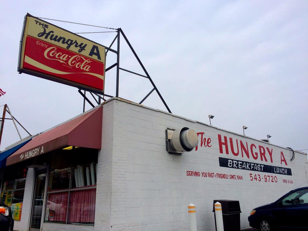 The Hungry A Springfield PA Pennsylvania - Retro Roadamap