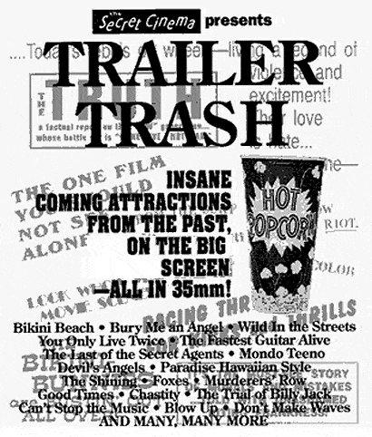 Secret Cinema Poster Trailer Trash 2017