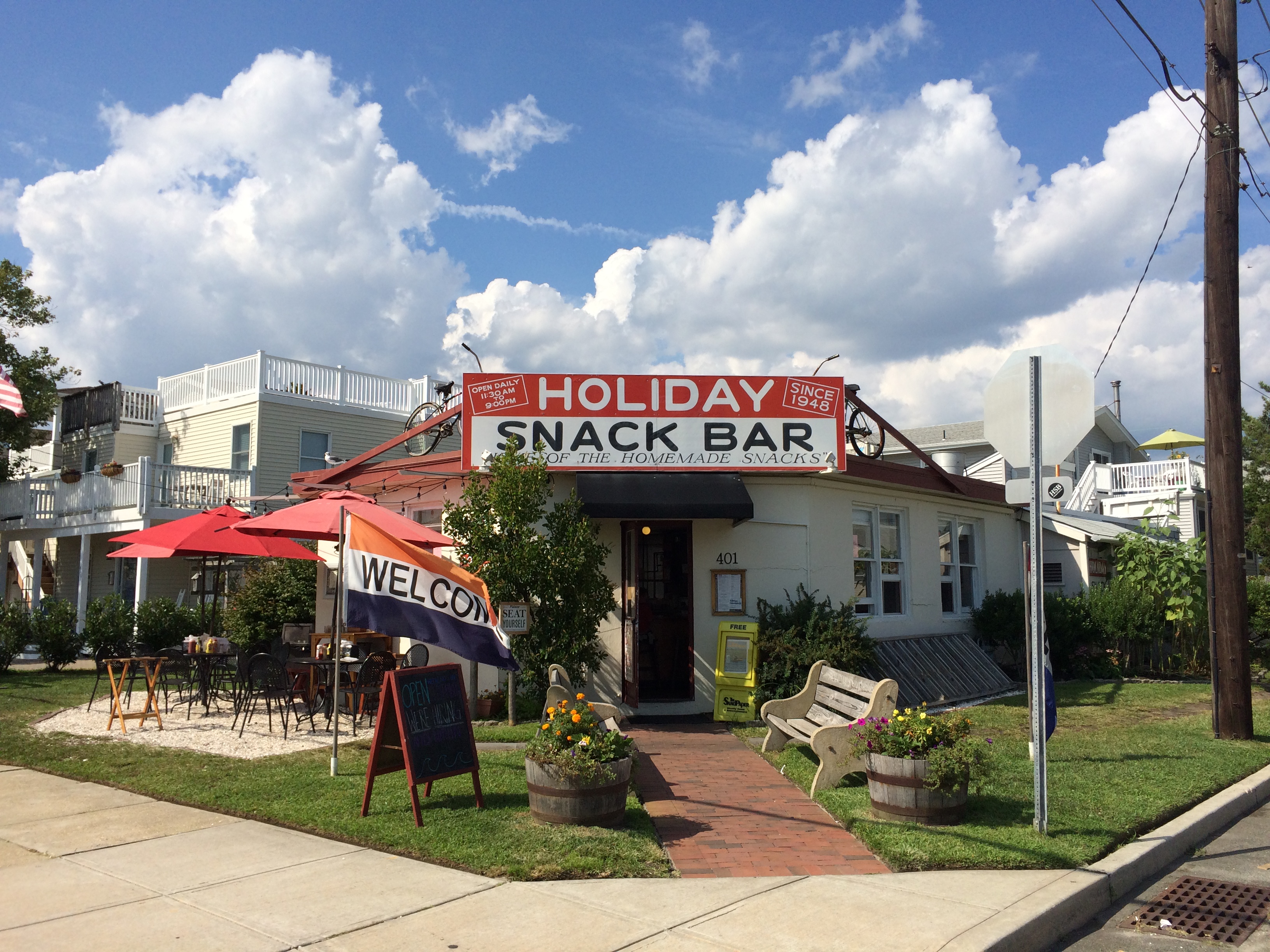 Holiday Snack Bar Beach Haven NJ LBI Retro Roadmap