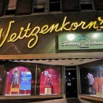 STORE MOVED 2019 NO MORE NEON Great Neon Sign at 2nd Oldest Men's Clothing Stores in the US! Weitzenkorn’s Pottstown, PA