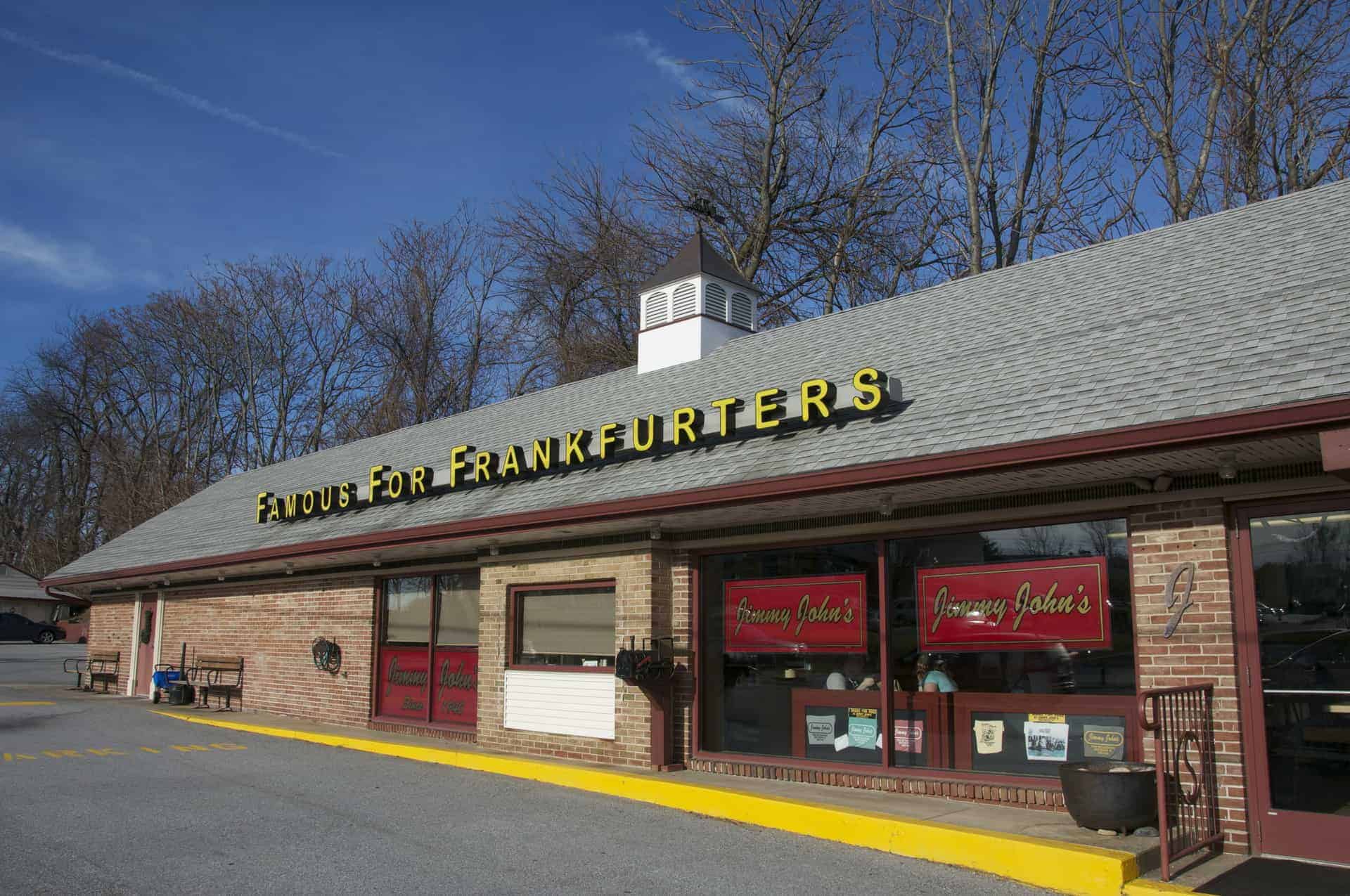 Jimmy John’s “Pipin’ Hot” Hot Dogs on 202 in West Chester PA Retro