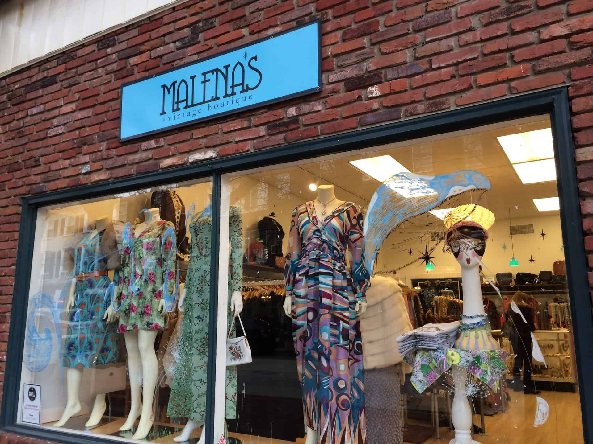 Vintage Fashion Thrives in Busy Downtown Location Malena’s Boutique