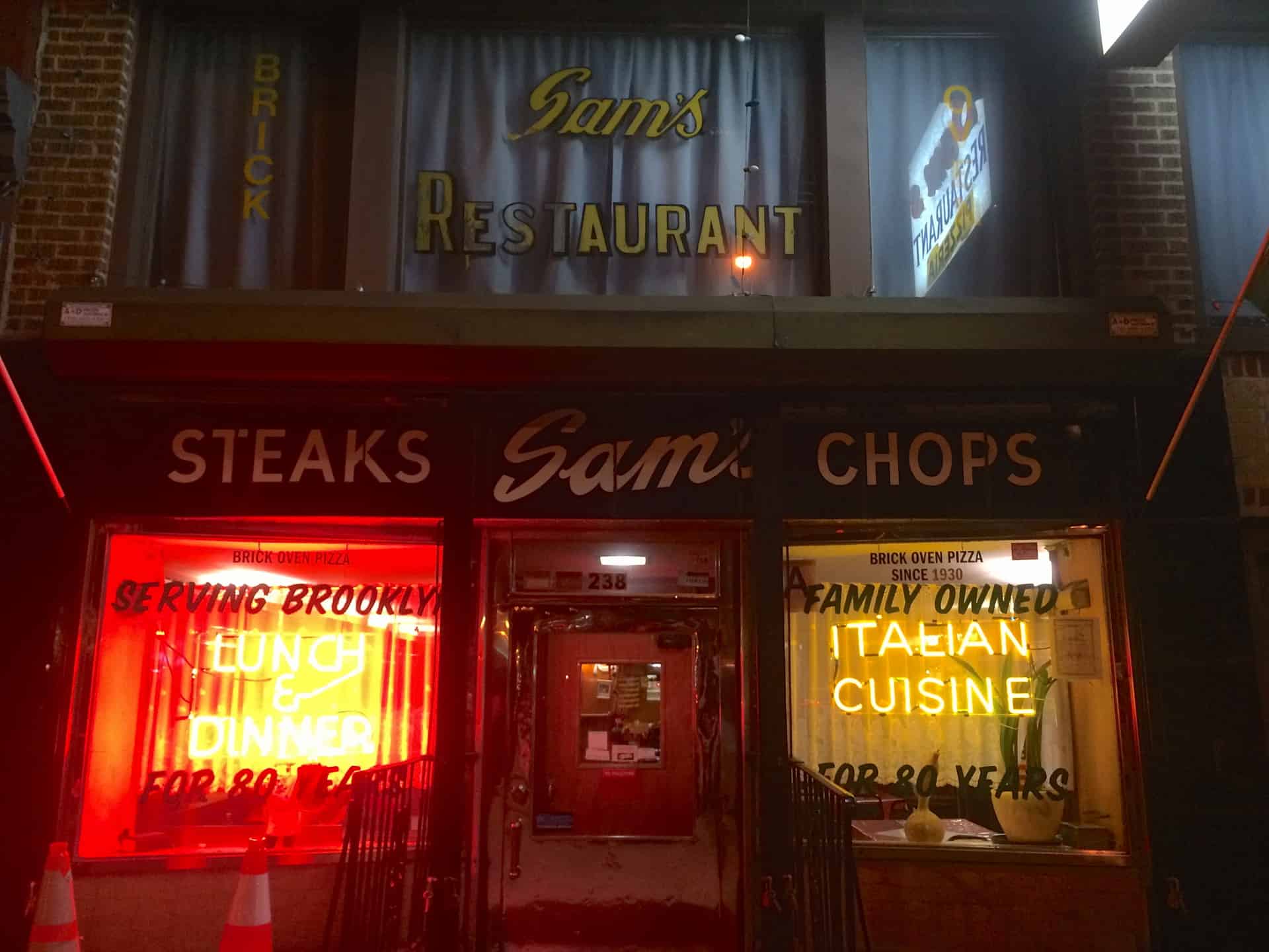 Sam’s Restaurant Brooklyn Pizza Since 1930! Retro Roadmap