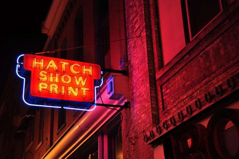 Hatch Show Print Nashville Neon 2011