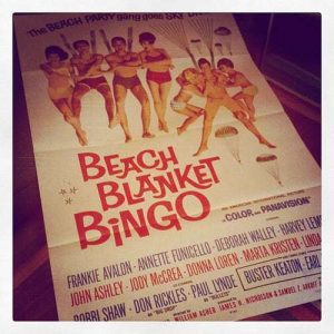 Beach Blanket Bingo Vintage Poster