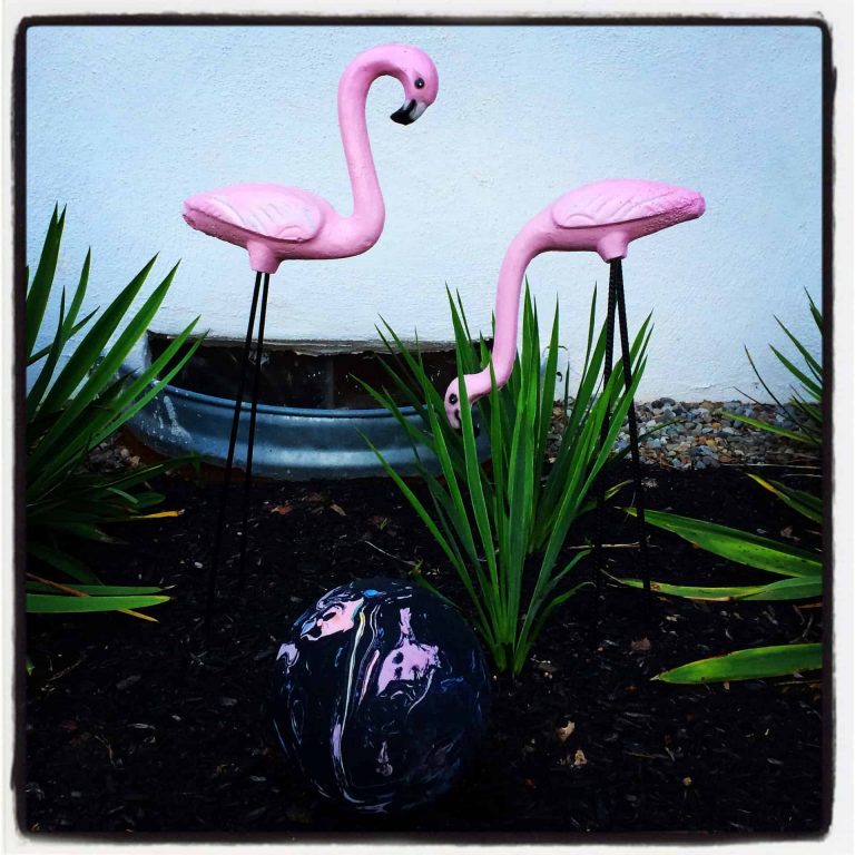 Pat's Concrete - White Marsh MD Flamingos