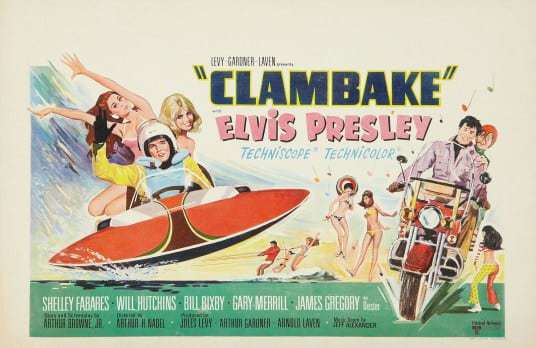 elvis clambake movie poster