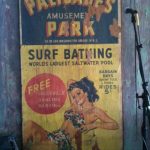 Cool Vintage Palisades Park Poster at Jimmy's Grill Dewey Beach DE