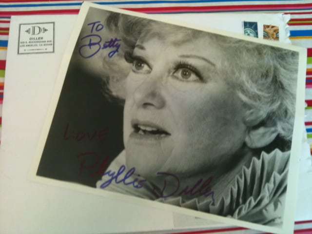 Autographed Photo of Phyllis Diller