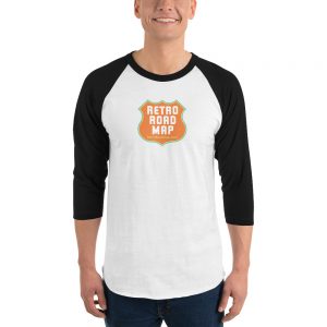 Retro-Roadmap-Baseball-Shirt-Orange-Logo-White-Black