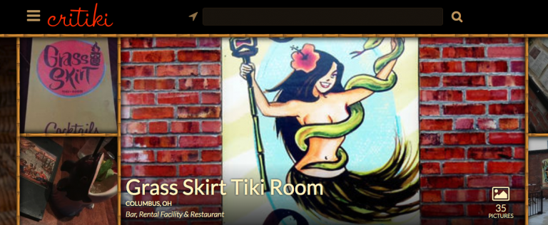 Critiki Grass Skirt Tiki Room Retro Roadmap