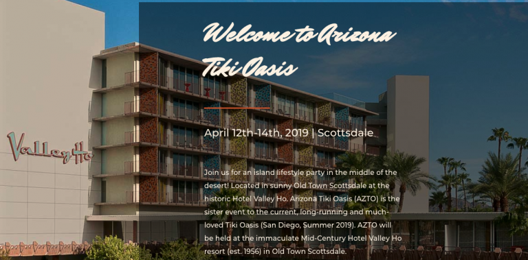 Arizona Tiki Oasis - Hotel Valley Ho - Scottsdale Arizona - April 2019