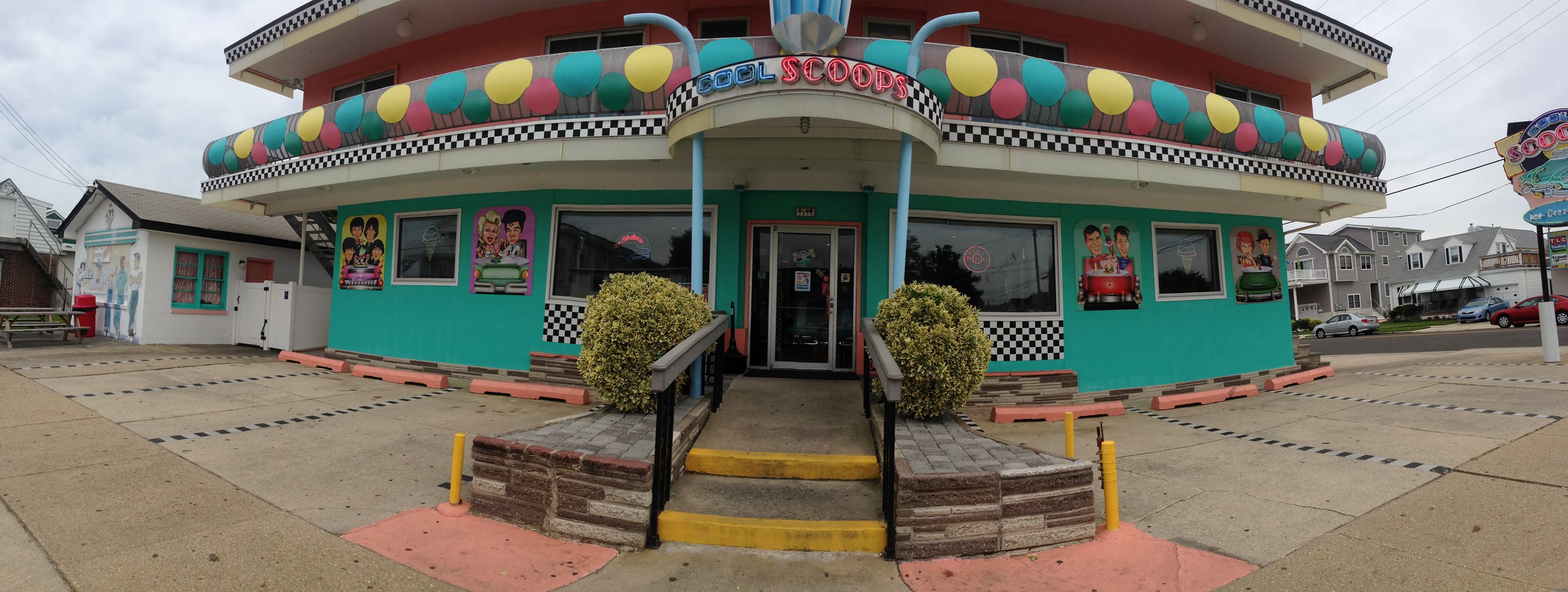 Retro Roadmap at Cool Scoops Ice Cream Parlor! Wildwood, NJ Retro Roadmap
