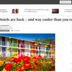 Motels Are Back And Cooler Than Ever - Opines Mod Betty in Canada's Globe and Mail!