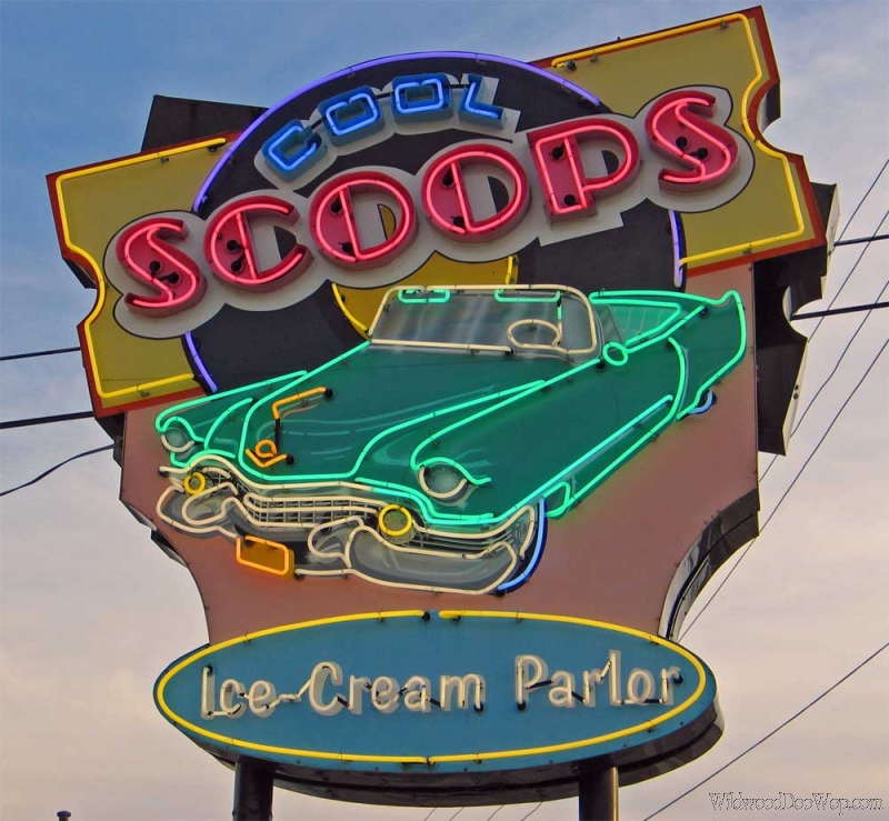 Cool Scoops Ice Cream Parlor – North Wildwood NJ – Retro Roadmap