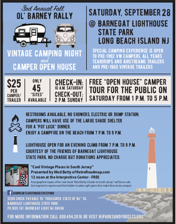 Vintage Camper Rally LBI NJ 2019 State Park